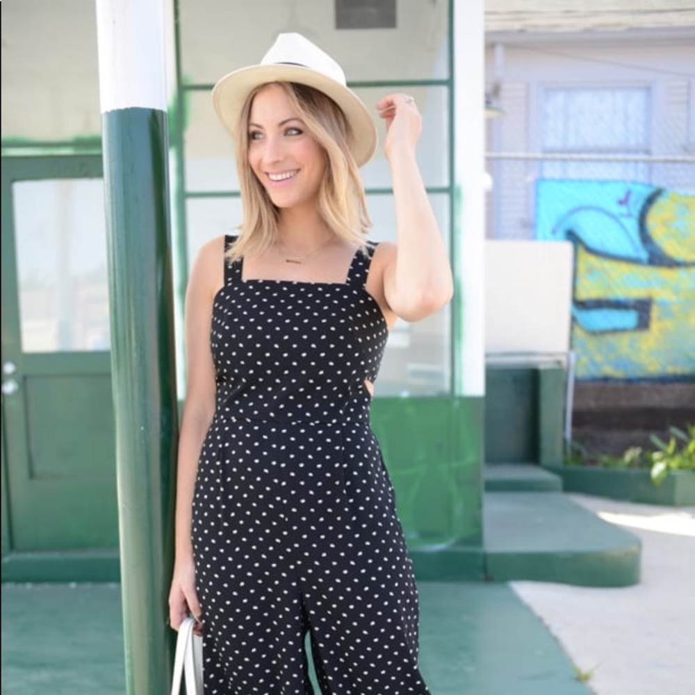 Topshop Size 8 Daisy Print Jumpsuit